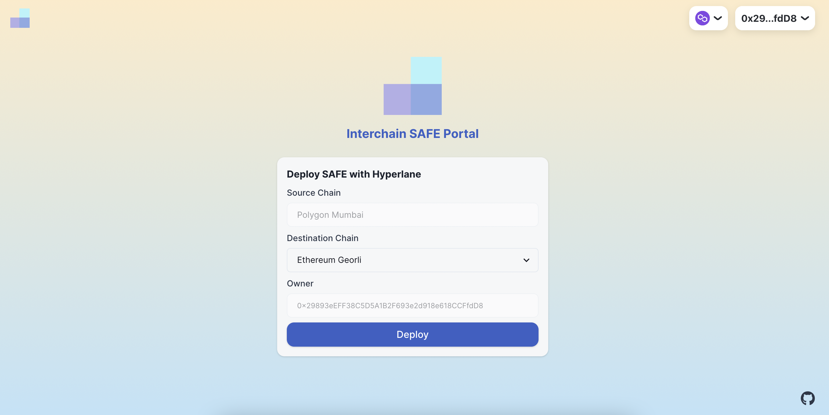 Interchain SAFE Portal